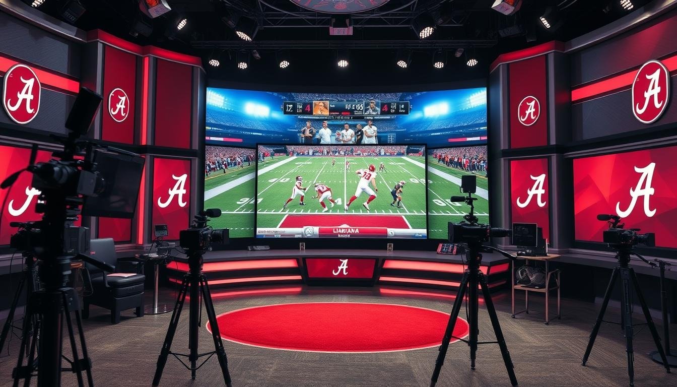 what time and what channel does alabama play football today